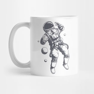 Hand-painted astronaut Mug